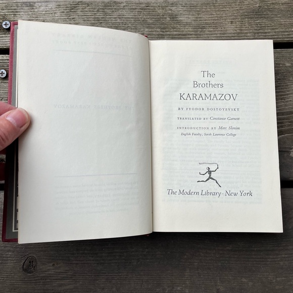 The Brothers Karamazov Vintage 1950 Hardcover Book By Fyodor Dostoyevsky - Picture 6 of 14